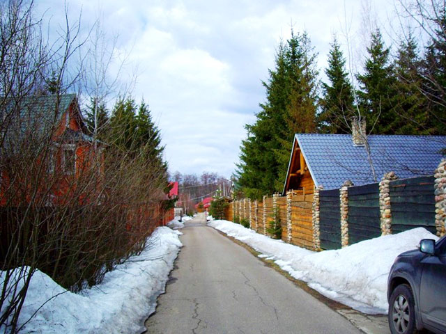 дом в деревне в Подмосковье